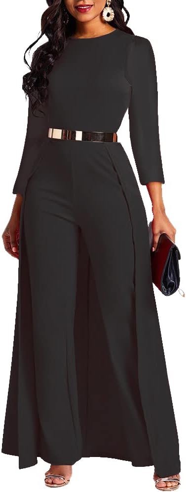 41A9M8ymg0L._AC_SL1000 Patchwork Overlay Embellished Plain Women's Jumpsuit High-Waist Woman Romper