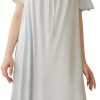 51_DviyqzWL._AC_SL1500 Women's Nightgowns Sleepshirts Lace Ruffle Princess Nightdress