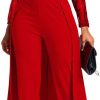 51gDG9xZYBL._AC_SL1000 Patchwork Overlay Embellished Plain Women's Jumpsuit High-Waist Woman Romper