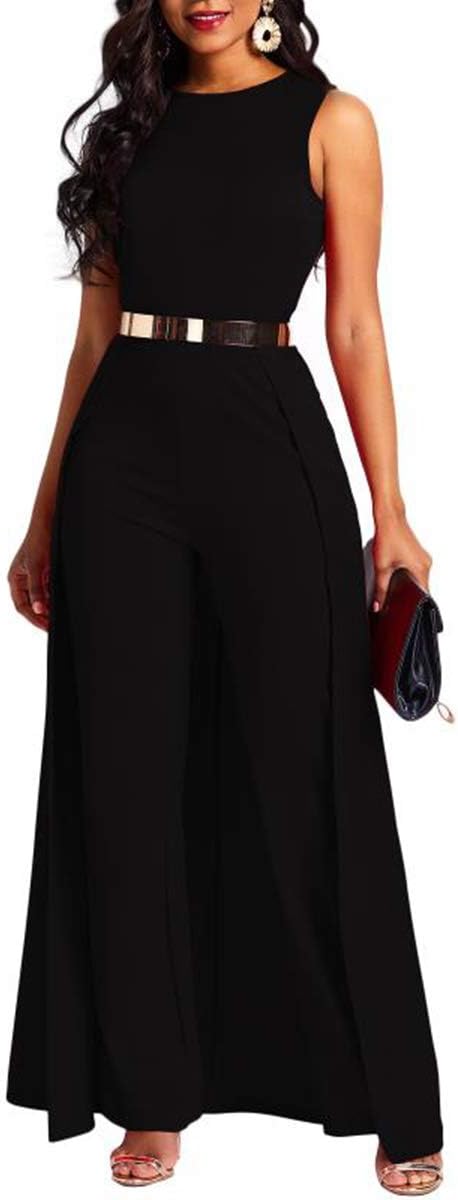 51skuJfKUGL._AC_SL1200 Patchwork Overlay Embellished Plain Women's Jumpsuit High-Waist Woman Romper