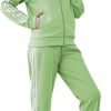 Tracksuit for Women 2 Piece Sweatsuit Outfits Long Sleeve Zip Up Lounge Jogging Suits