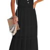619liBUYg6L._AC_SL1500 Womens Summer Spaghetti Strap Sleeveless High Waist Beach Long Maxi Sun Dress
