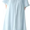 61AVBz1W6SL._AC_SL1500 Women's Cotton Nightgowns Vintage Lightweight Gown Sets Short Sleeve Princess Nightdress