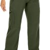 Womens Hiking Pants Quick Dry UPF 50 Travel Golf Pants Lightweight Camping Work Cargo Pants Zipper Pockets