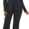 Womens Two Piece Blazer Outfits Long Sleeve Slim Fit Jacket with Long Pants Suit Set for Work