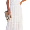 61ZBGFlcDaL._AC_SL1500 Womens Summer Spaghetti Strap Sleeveless High Waist Beach Long Maxi Sun Dress