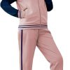 Tracksuit for Women 2 Piece Sweatsuit Outfits Long Sleeve Zip Up Lounge Jogging Suits
