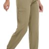 61kWiYplyEL._AC_SL1500 Women's Hiking Cargo Capri Pants Lightweight Quick Dry Joggers Outdoor Casual Travel Capris with Zipper Pockets