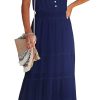 61s-0BRE2pL._AC_SL1500 Womens Summer Spaghetti Strap Sleeveless High Waist Beach Long Maxi Sun Dress