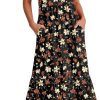 71ODtBrhNlL._AC_SL1500 ANRABESS Women's Summer Casual Sleeveless V Neck Swing Dress Fit & Flare Flowy Tiered Maxi Beach Sundress with Pockets
