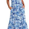 71lca84hF3L._AC_SL1500 ANRABESS Women's Summer Casual Sleeveless V Neck Swing Dress Fit & Flare Flowy Tiered Maxi Beach Sundress with Pockets