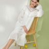 Cotton Nightgown for Women Vintage Palace Sleepwear