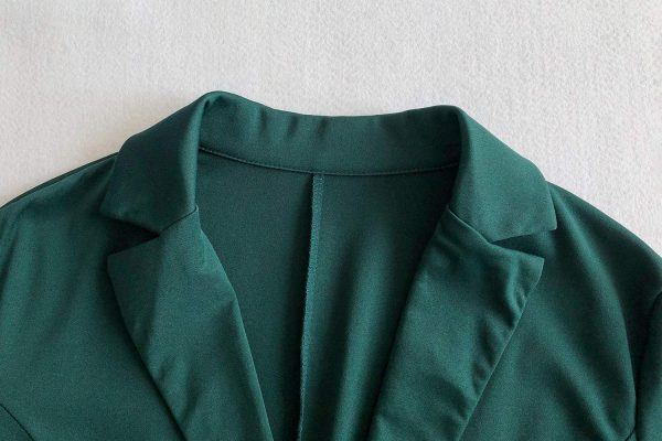 Womens Two Piece Blazer Outfits Long Sleeve Slim Fit Jacket with Long Pants Suit Set for Work