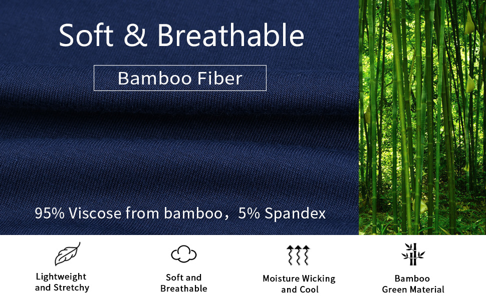 Soft and breathable bamboo fiber
