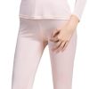 Womens Silk Long Underwear Mulberry Silk Long Johns Silk Thermal Underwear Sets Cold Weather Base Layer