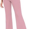 Women's High Waist Casual Wide Leg Pants, Button Dress Pants for Women, Work Pants with Pockets for Women Office.