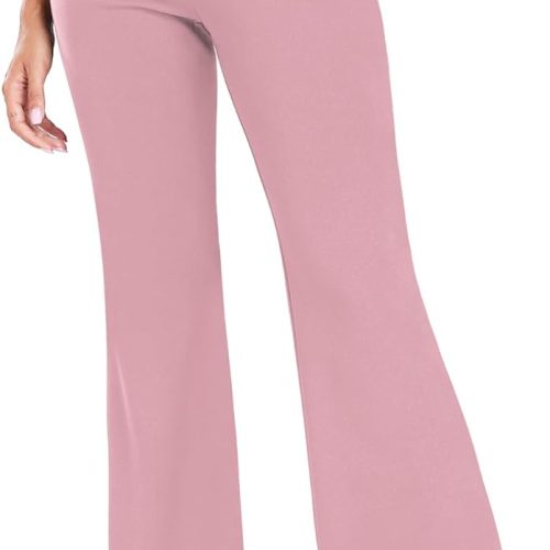 511x7NxMWgL._AC_SL1500 Women's High Waist Casual Wide Leg Pants, Button Dress Pants for Women, Work Pants with Pockets for Women Office.