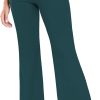 Women's High Waist Casual Wide Leg Pants, Button Dress Pants for Women, Work Pants with Pockets for Women Office.