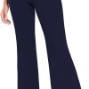 Women's High Waist Casual Wide Leg Pants, Button Dress Pants for Women, Work Pants with Pockets for Women Office.