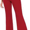 Women's High Waist Casual Wide Leg Pants, Button Dress Pants for Women, Work Pants with Pockets for Women Office.