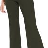 Women's High Waist Casual Wide Leg Pants, Button Dress Pants for Women, Work Pants with Pockets for Women Office.