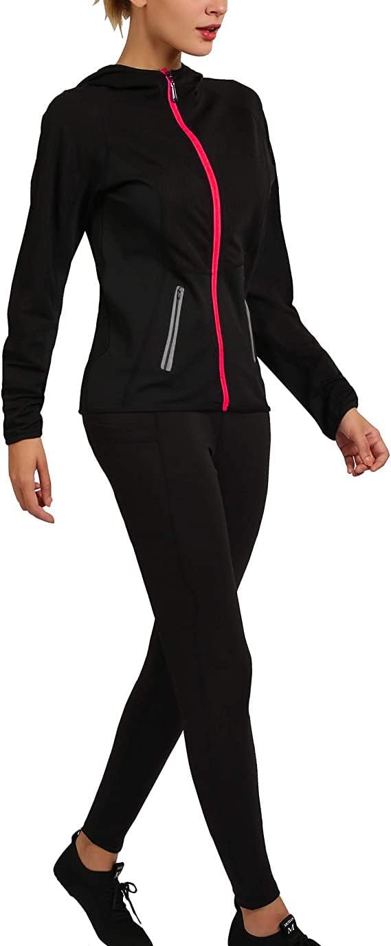 51DzZ6RmO8L._AC_SL1377 Active Wear Sets for Women -Workout Clothes Gym Wear TracksuitsYoga Jogging Track Outfit Legging Jacket 2 Pieces Set