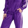 Womens Jogging Suits Sets Running Velour Outfit Zipper Warm Up 2 Pieces Hoodie and Pant Tracksuit