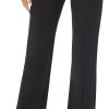 Women's High Waist Stretchy Bootcut Dress Work Slacks Pants with Pockets