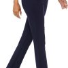 Women's High Waist Stretchy Bootcut Dress Work Slacks Pants with Pockets