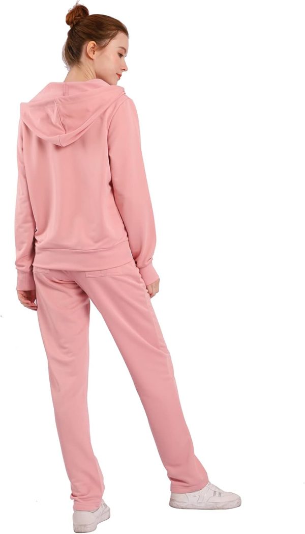 51P5Cq7ImQL._AC_SL1500 Womens Sweatsuits Set 2 Piece Jogging Suits Zip Hoodie Sweatpants Tracksuit Training Outfits