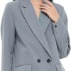 51jIqucCJyS._AC_SL1200_a1e2321a-9b2b-409b-ac79-5ef25fa21a1a Women's Casual Long Sleeve Lapel Oversized Button Work Office Blazer Suit Jacket