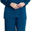 51obgMeg6wL._AC_SL1500 Loungewear Set pajamas Womens sleepwear Bamboo Viscose Long Sleeve t shirt Long Pants Super Soft Novelty Pjs Set