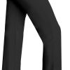 Wide Leg Dress Pants for Women Elastic High Waist Straight Leg Pants Business Casual Pull on Office Work Slacks
