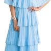 51pwyetfLkL._AC_SL1000 Women's Off The Shoulder Ruffles Summer Valentines Day Loose Casual Chiffon Long Party Beach Maxi Dress