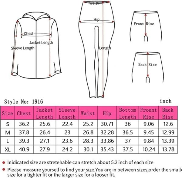51sxrOzU09L._AC Active Wear Sets for Women -Workout Clothes Gym Wear TracksuitsYoga Jogging Track Outfit Legging Jacket 2 Pieces Set