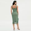 51tfvzU4XhL._AC_SL1500 Women's Summer Midi Bodycon Sleeveless Backless Ruffle Hem Mermaid Cocktail Elegant Tank Dress
