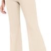 Women's High Waist Casual Wide Leg Pants, Button Dress Pants for Women, Work Pants with Pockets for Women Office.
