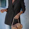 Womens Casual Blazers Oversized Open Front Cardigan Long Sleeve Work Office Blazer Jackets S-XXL