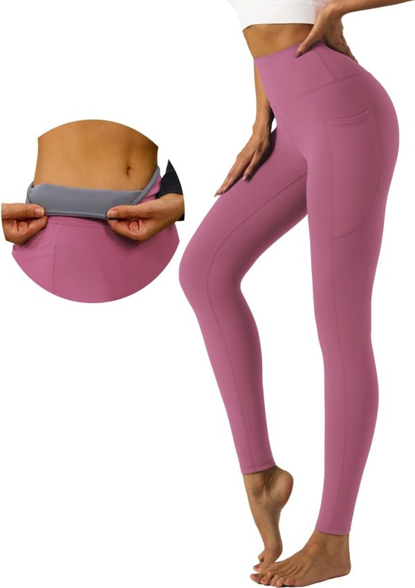 615sDv4DzOL._AC_SL1500 Womens Yoga Leggings Tummy Control Yoga Pants with Pockets High Waist Buttery Soft Workout Leggings