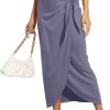 615tsV8E6WL._AC_SL1500_11947b12-cb8f-4830-b0af-9edfdab098e0 Women’s Maxi Skirt High Waist Wrap Pencil Long Skirts for Women Slim Boho Draped Front Bodycon Dresses