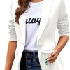 616TaxJxMRL._AC_SL1024_0bd4874f-b4ff-4e0d-aa12-ec81bb3718c7 Womens Casual Blazers Long Sleeve Lapel Button Slim Work Office Blazer Jacket