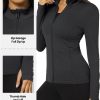 61CiwJFtfqL._AC_SL1500 Workout Jackets for Women Full Zip Athletic Running Track Jacket with Pockets Slim Fit Yoga Jacket with Thumb Holes