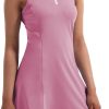 61JTxuhEukL._AC_SL1500 Tennis Dress for Women, Tennis Golf Dresses with Built in Shorts and Pockets for Sleeveless Workout Athletic Dresses