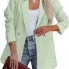 Womens Casual Blazers Oversized Open Front Cardigan Long Sleeve Work Office Blazer Jackets S-XXL