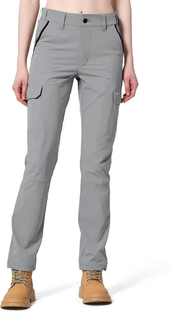 Women's Hiking Pants Quick Dry Lightweight Cargo Pants with 6 Pockets UPF 50+ Work Outdoor Golf Walking