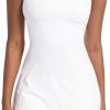61cTErTgwtL._AC_SL1500 Tennis Dress for Women Workout Dress with Built-in Bra & Shorts Pockets Athletic Dress for Exercise Golf Dresses