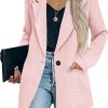 Womens Casual Blazers Oversized Open Front Cardigan Long Sleeve Work Office Blazer Jackets S-XXL