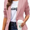 61d0pX2OYdL._AC_SL1024_0eb19c29-2ca3-4735-bfc8-0077be290b01 Womens Casual Blazers Long Sleeve Lapel Button Slim Work Office Blazer Jacket