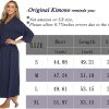 61fO4nzk4oL._AC_SL1500 Womens Soft Long Kimono Robes Lightweight Full Length Knit Bathrobe With Pockets Ladies Casual Dressing Gown