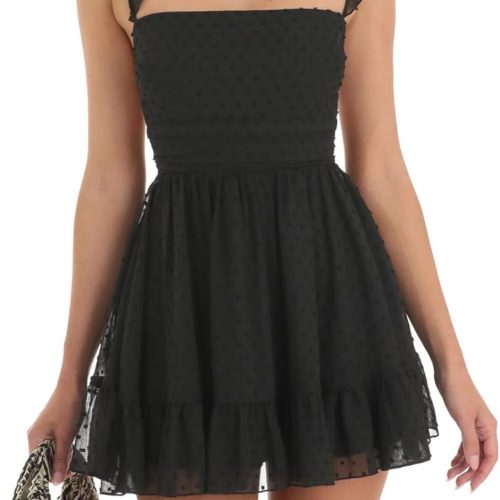 61fyK-Lhc1L._AC_SL1500 Women Graduation Dress Spaghetti Straps Sleeveless Short Dresses Y2k Low Cut Bodycon Going Out A-Line Mini Dress